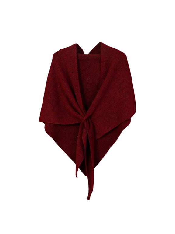 Cardigan Sweaters For Women Lightweight Sevevn Shawl Wraps for Women Solid Color Knitted Scarf Cape Shawls Sweater