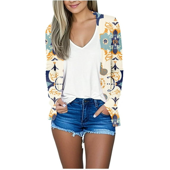 Cardigan Sweaters For Women Autumn Spring Summer Casual Solid V Neck Elegant Cardigan Tops Polyester Spandex Polyester Blouse Outerwear Jackets 1Pc Multicolor 2Xl Sweaters For Women