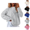 thumbnail image 1 of Cardigan Sweaters for Women Lightweight Knit Casual Bohemian Vacation Outfits Women's Pullover Sweater For Fall And Winter Long Sleeve Knit For Ladies Cozy And Stylish Knitwear, 1 of 5