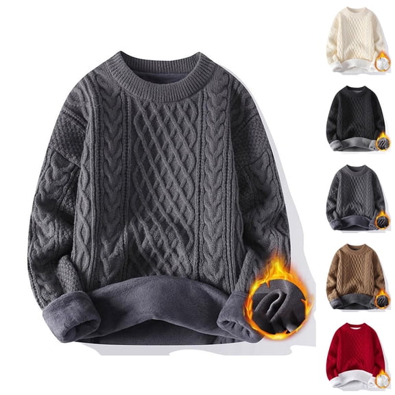 Cardigan Sweaters for Women Oversized Knit Top Casual Bohemian Vacation Style Women's Sweater Pullover Solid Color Thick High Neck Unisex Winter Youth Loose Pineapple