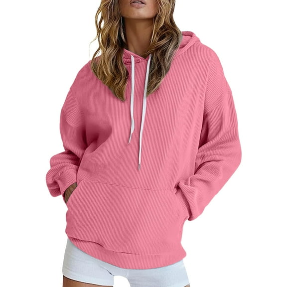 Cardigan Sweaters For Women Oversized Sweatshirts Pullover Fashion Trendy Outfits Polyester Spandex Blending Coats Outerwear Jackets 1Pc Pink Xl Sweaters For Women