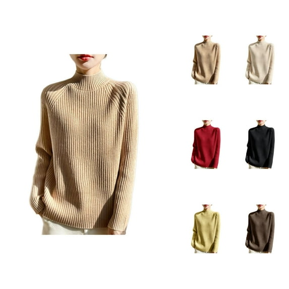 Cardigan Sweaters for Women Pullover Casual Dark Academia Knit Autumn Outfit Women's Oversized Sweater Soft Long Sleeve Round Neck Comfortable Tops Loose Fit Solid Color Basic For Fall Winter
