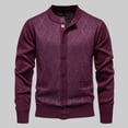 thumbnail image 1 of Cardigan Sweaters for Men Fall Casual Button Up Knit Top Open Front Soft Cozy Winter Sweater Jackets, 1 of 5