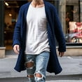 thumbnail image 1 of Cardigan Sweaters for Men Lightweight Fall Jacket Open Front Loose Flowy Outerwear, 1 of 4