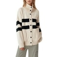 thumbnail image 1 of Cardigan Sweaters for Women 100% Cotton Button-Down Oversized Knit Outerwear Fall Tops for Women 2025, 1 of 4