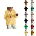 thumbnail image 1 of Cardigan Sweaters for Women 2025 Fall Winter Long Sleeve Crewneck Button Down Oversized Knit Sweater Cardigans, 1 of 5