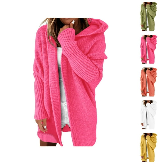 Cardigan Sweaters for Women 2025 Fall Winter Long Sleeve Open Front Knit Oversized Long Sweater Cardigan