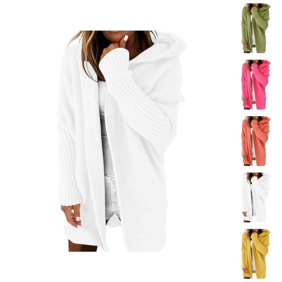 Cardigan Sweaters for Women 2025 Fall Winter Long Sleeve Open Front Knit Oversized Long Sweater Cardigan