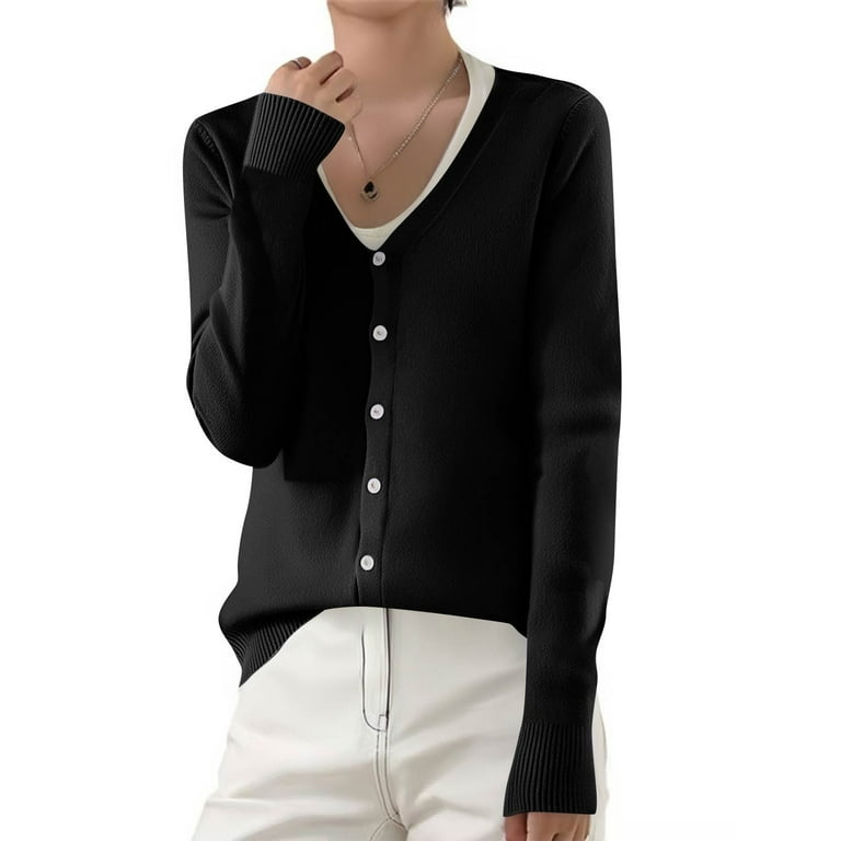 Cardigan Sweaters for Women 2025 Lightweight Knit Cardigan Long
