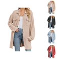 thumbnail image 1 of Cardigan Sweaters for Women 2025 Long Sleeve Lapel Button Loose Knitted Sweater Coat Jacket Womens Cardigan Sweaters, 1 of 8