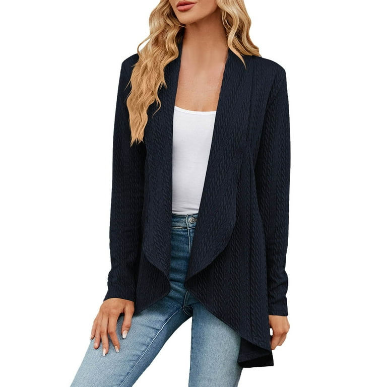 Oversized navy cardigan best sale