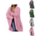 thumbnail image 1 of Cardigan Sweaters for Women Casual Loose Long Sleeve Open Front Kintted Sweater Jacket Coat Womens Cardigan Sweaters, 1 of 6