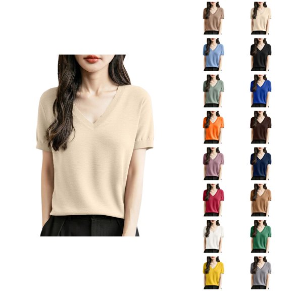 Cardigan Sweaters for Women Cropped Knit Casual Trendy Summer Vacation Top Women's Wool Blend Summer Fall Tops Lightweight Business Casual Blouses