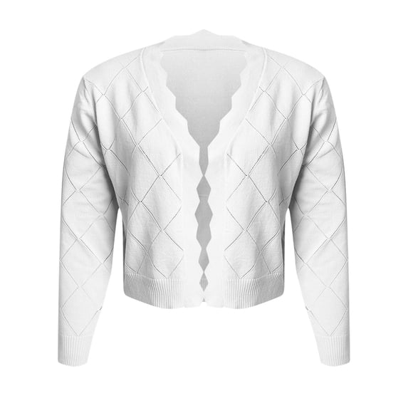 Cardigan Sweaters for Women Early Fall Fashion Crop Tops Long Sleeve V Neck Fall Outfits, Birthday Gifts for Women