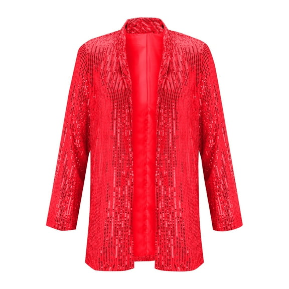 Cardigan Sweaters for Women Hemlock Sequins Jacket Casual Long Sleeve Glitter Shiny Lapel Outerwear Jacket Sweater