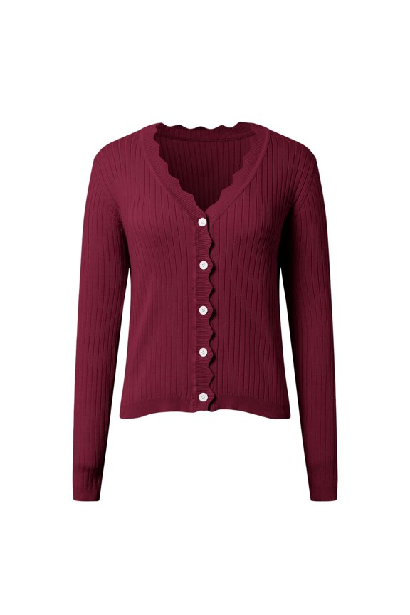 Cardigan Sweaters for Women Long Sleeve Knit V-Neck Button Down Light Weight Cardigan Women Open Front Cardigan Fall Outfits