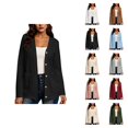 thumbnail image 1 of Cardigan Sweaters for Women Long Sleeve Open Front Button Up Cable Knit Cardigans with Pockets Fall Winter Coat, 1 of 7