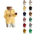 thumbnail image 1 of Cardigan Sweaters for Women Long Sleeve Round Neck Button Loose Fit Knitted Sweater Jacket Womens Cardigan Sweaters, 1 of 5