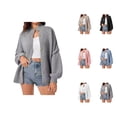 thumbnail image 1 of Cardigan Sweaters for Women Long Sleeve Turtleneck Fashion Sweater Jacket Coat Womens Cardigan Sweaters, 1 of 4