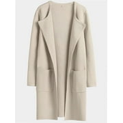 RMEKEARG Cardigan Sweaters for Women Open Front Long Trench Coats Jacket Fall Winter Coatigan