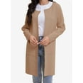 thumbnail image 1 of Cardigan Sweaters for Women Open Front Long Trench Coats Jacket Fall Winter Coatigan, 1 of 6