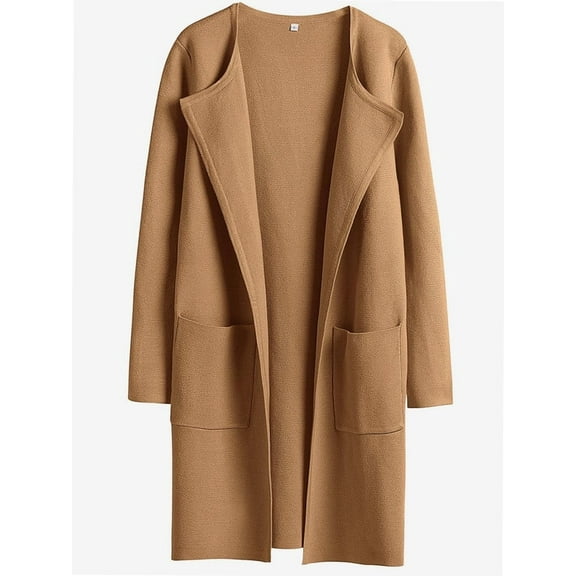 Cardigan Sweaters for Women Open Front Long Trench Coats Jacket Fall Winter Coatigan