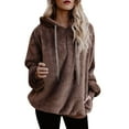 Cardigan Sweaters for Women Warm Winter Hoodie Sweat Hooded Pullover Jumper Loose Cover Up Soft