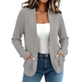 thumbnail image 1 of Cardigan Sweaters for Women with Pockets Lightweight Soft Knit Cardigans 2026 Fall Winter Warm Jacket Casual Ribbed Open Front Sweater, 1 of 7