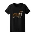 thumbnail image 1 of Cardigan Welsh Corgi Side View T-Shirt Women -Image by Shutterstock, Female XX-Large, 1 of 2