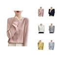 thumbnail image 1 of Cardigan With Colorful Buttons And Pockets Lightweight Knit For Early Fall Seasonal Fashion Cardigan Sweaters for Women, 1 of 2