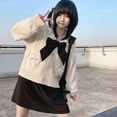 thumbnail image 1 of Cardigan Women LOVE DOCK Loose Sweaters Student Preppy Sweet Girl Cute Knitwear New All-match Soft Hot Sale Basic Coats Women, 1 of 6