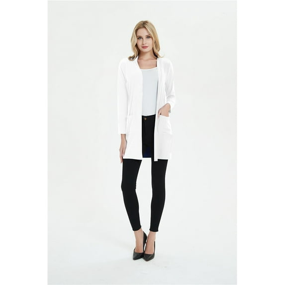 Cardigan Women Long Sleeve New Female Elegant Pocket Knitted Outerwear Sweater High Quality