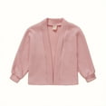 thumbnail image 1 of Cardigan for Dresses Girl New Toddler Baby Girl Knitted Sweater Cardigan Long Sleeve Open Front Coats Fall Winter Cute Jacket Pinky 6-9 Months, 1 of 7