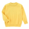 thumbnail image 1 of Cardigan for Girls White Girls Pullover Sweaters Kids Cute Cable Knit Long Sleeve Crewneck Chunky Jumper Tops 5-14 Years Sweatshirts for Teen Girls, 1 of 3