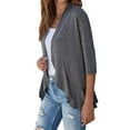 thumbnail image 1 of Cardigan for Women Solid Color Kimono Cardigans Ruffles Edge Summer Cardigan Alsol Lamesa, 1 of 4