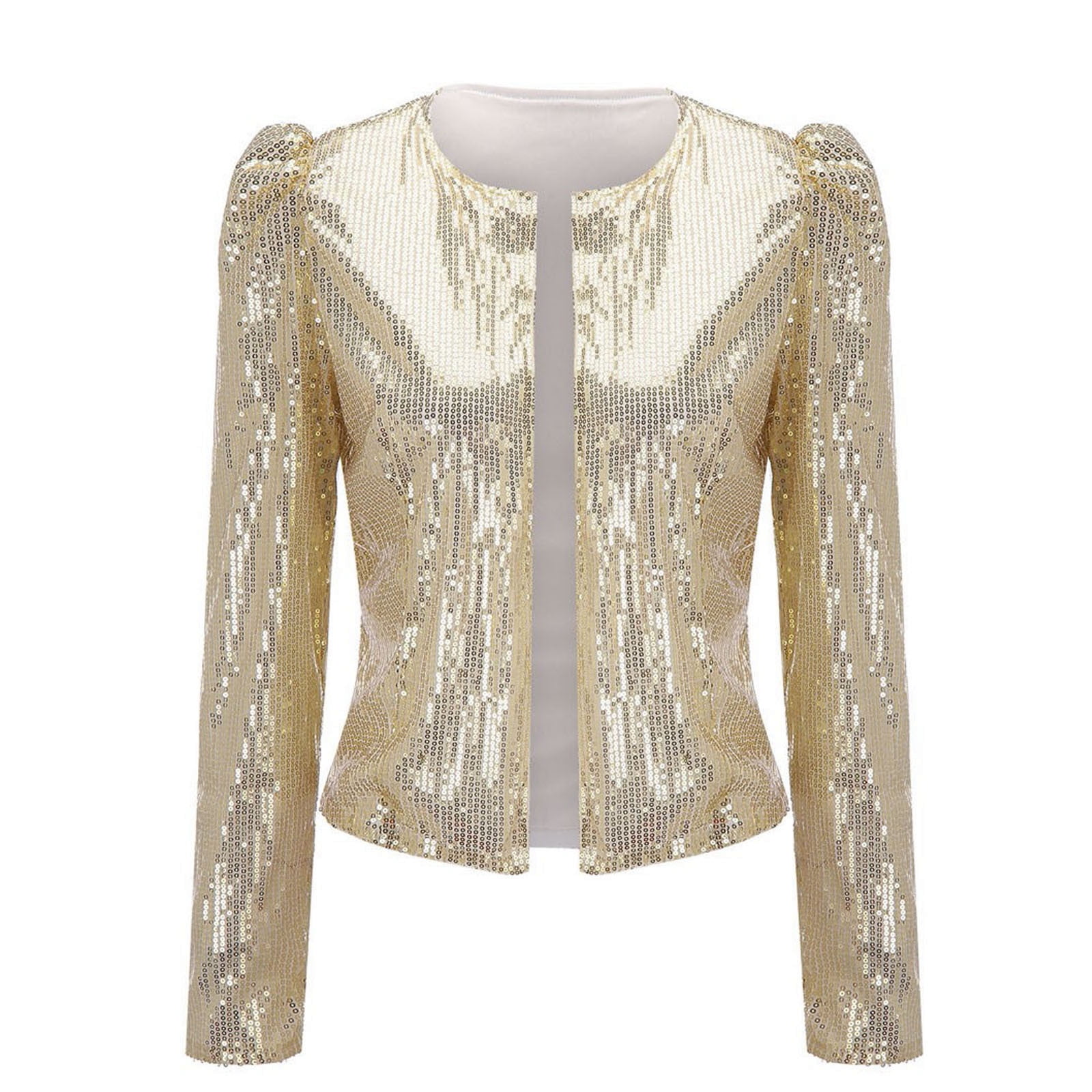 Cardigan for Women Winter Fall Casual Fashion Urban Sequin Sequins ...