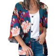 Cardigans For Women Dressy Chiffon Floral Kimonos Sun Cover Up Top Boho