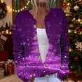 thumbnail image 1 of Cardigans Sweaters for Women 2025 Holiday Christmas Graphic Button Down Open Front Xmas Sweaters Trendy Long Sleeve Cardigans Comfy Winter Outfits, 1 of 5
