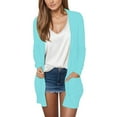thumbnail image 1 of Cardigans for Women Light Cardigans for Women Summer Womens Lightweight Open Front Cardigans Summer Fall Outwear Tops Thin Cover Ups Long Sleeve Sweater Casual Coats Tops, 1 of 7