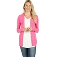 thumbnail image 1 of Cardigans for Women Long Sleeve Cardigan Knit Snap Button Sweater Regular & Plus, 1 of 2