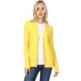 thumbnail image 1 of Cardigans for Women Long Sleeve Cardigan Knit Snap Button Sweater Regular & Plus, 1 of 2
