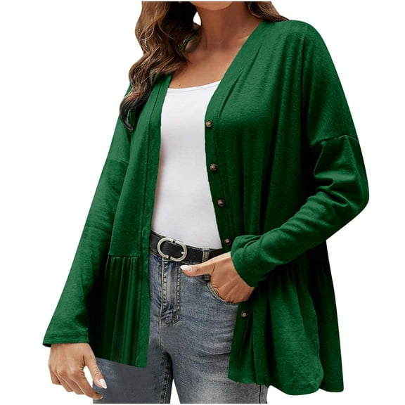Cardigans for Women Plus Sizes Women's Cardigan Jacket Long Sleeved Top