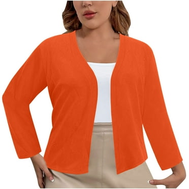 Cardigans for Women Plus Sizes Women's Casual Fashion Loose Temperament Solid Color Shawl Long Sleeve Cardigan Sweater Cardigan