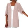 thumbnail image 1 of Half Sleeve Cardigan for Women Lightweight Casual Open Front Loose Breathable Kimono Trendy Flowy Resort Wea, 1 of 6