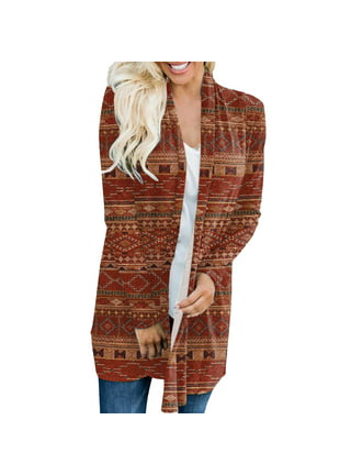 Plus Size Geo Print Duster Cardigan curated on LTK  Aztec cardigan outfit, Aztec  cardigan, Blanket cardigan
