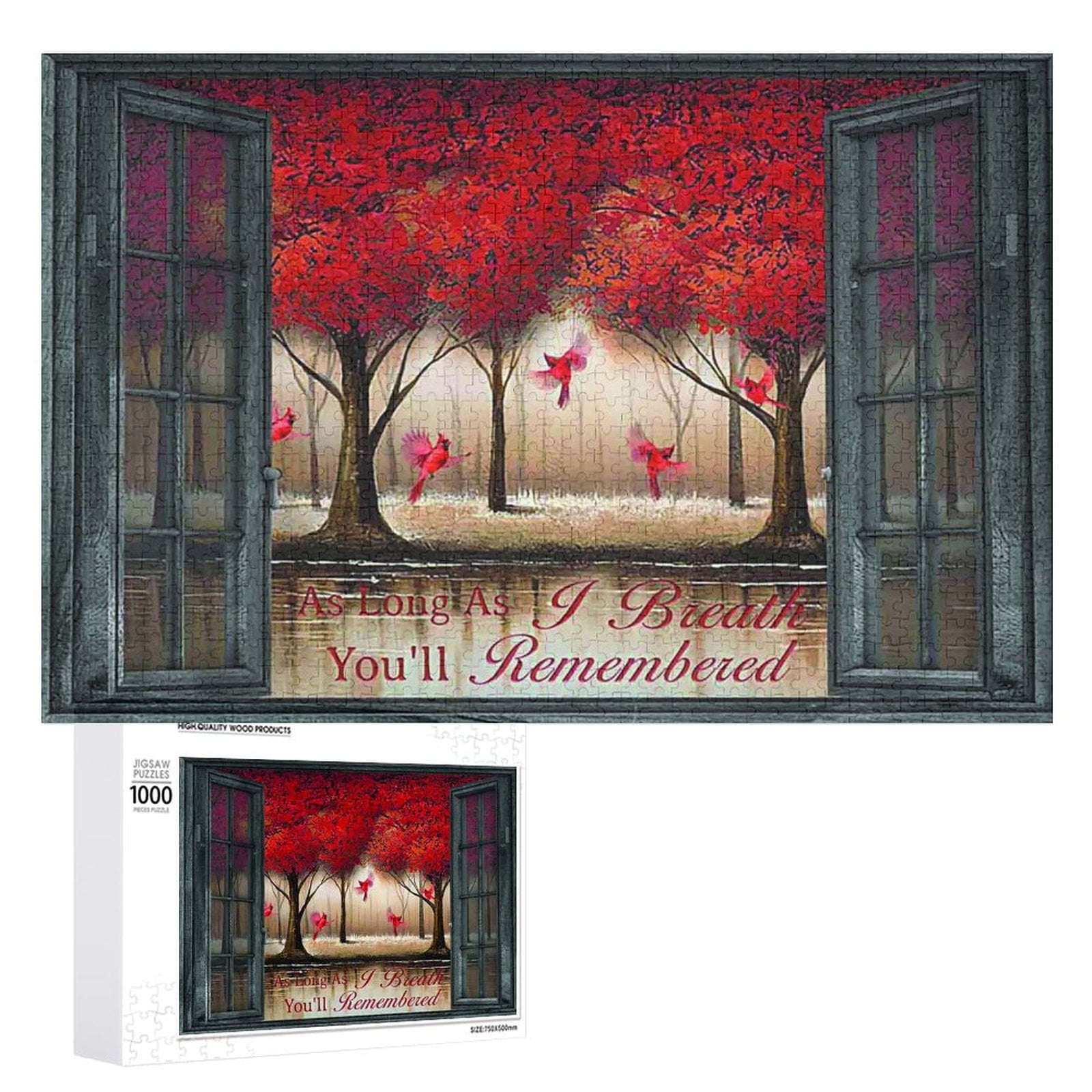 Cardinal 1000 Piece Jigsaw Puzzle for Adults and Families - As Long As ...