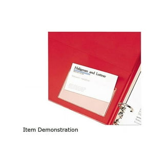 HOLD IT Poly Business Card Pocket, Top Load, 3.75 x 2.38, Clear, 10/Pack HOLD IT Poly Business Card Pocket, Top Load, 3.75 x 2.38, Clear, 10/Pack