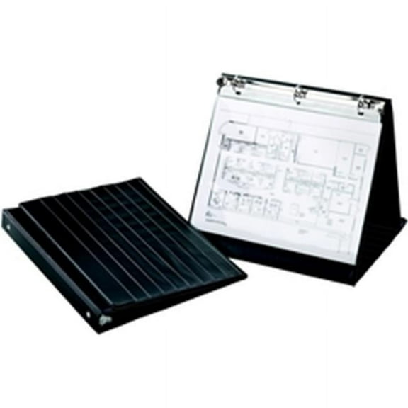 Cardinal 9260 Easel Ring Binder- Horizontal- 1 in - 11 in x 8.5 in - Black