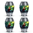 thumbnail image 1 of Cardinal Bird Small Urns For Human Ashes Keepsake - Tiny Decorative Urn for Human Ashes - Small Memorial for Adults - Elegant Male Keepsake - Urns For Human Ashes Adult (3inch,4Pcs), 1 of 5