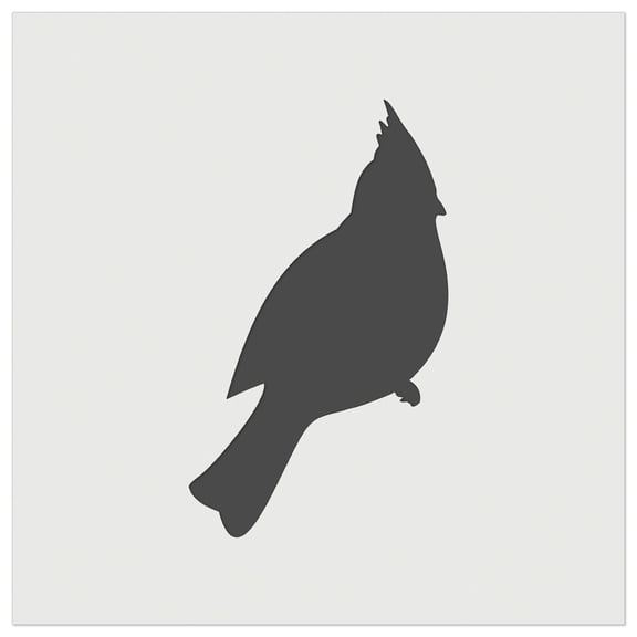 Cardinal Bird Solid DIY Cookie Wall Craft Stencil - 9.0 Inch